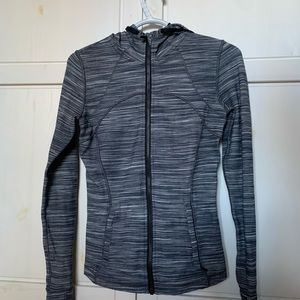 Lululemon Hooded Define Jacket - blue and black